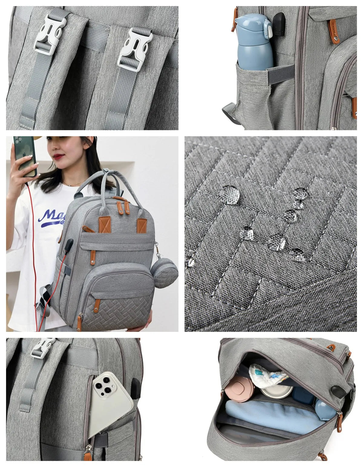 Sac à langer à dos - DouxMoments